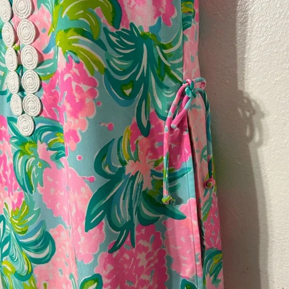 Lilly Pulitzer Pink and Blue Floral Dress - Picture 4 of 10